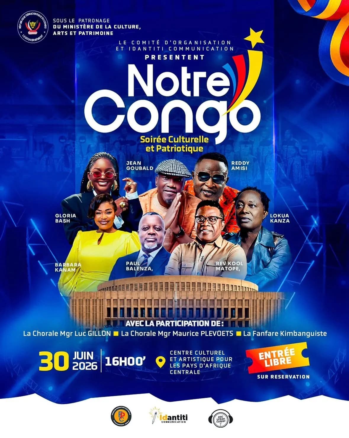Soirée Culturelle et Patriotique « Notre Congo » 🇨🇩✨