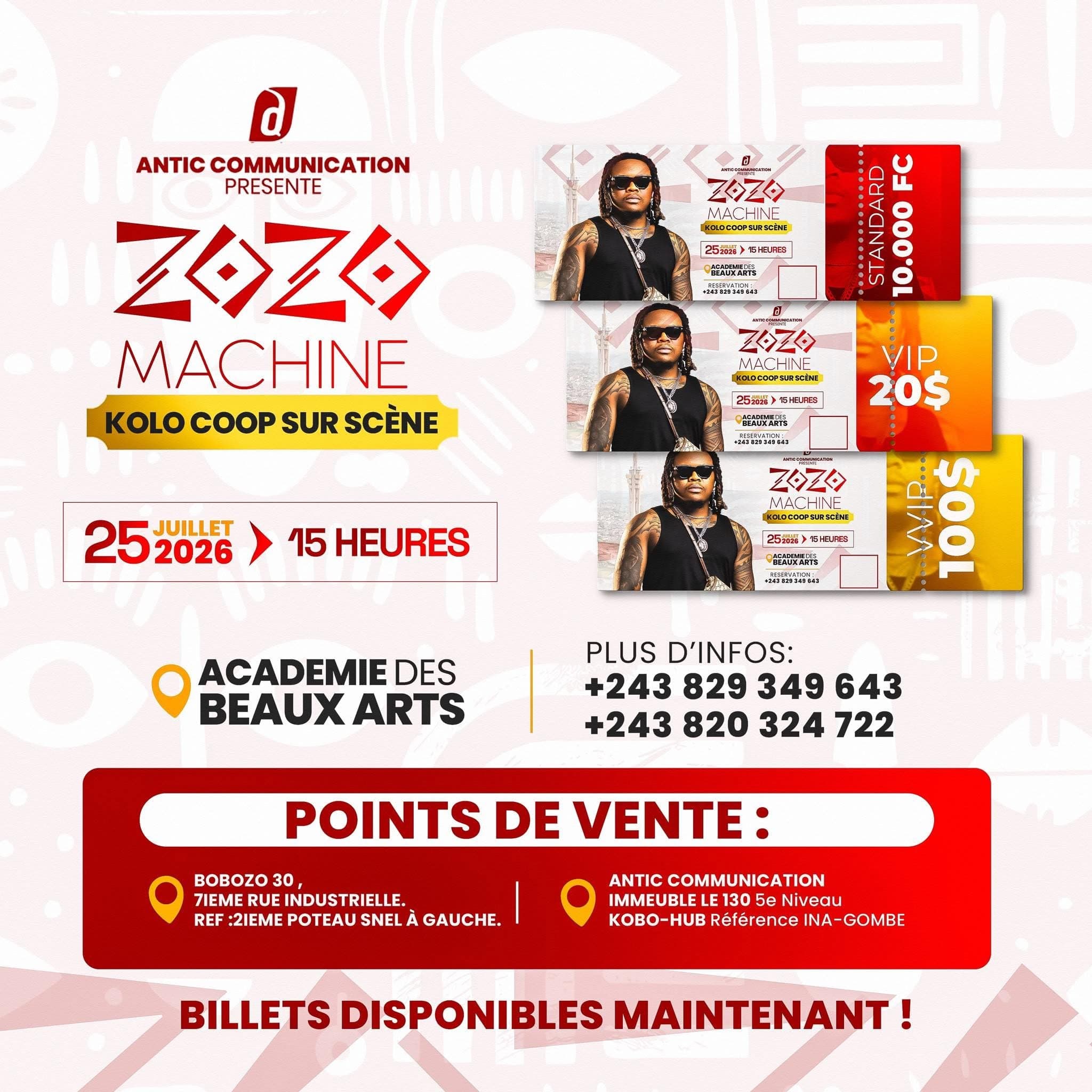 Zozo Machine - concert à Kinshasa gallery 3
