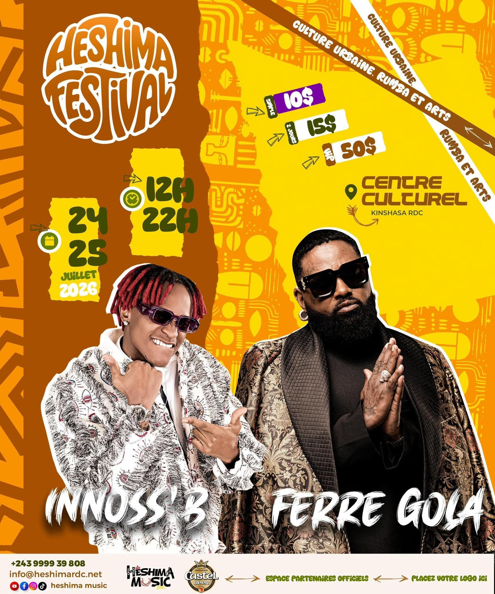HESHIMA FESTIVAL – Culture Urbaine, Rumba & Arts