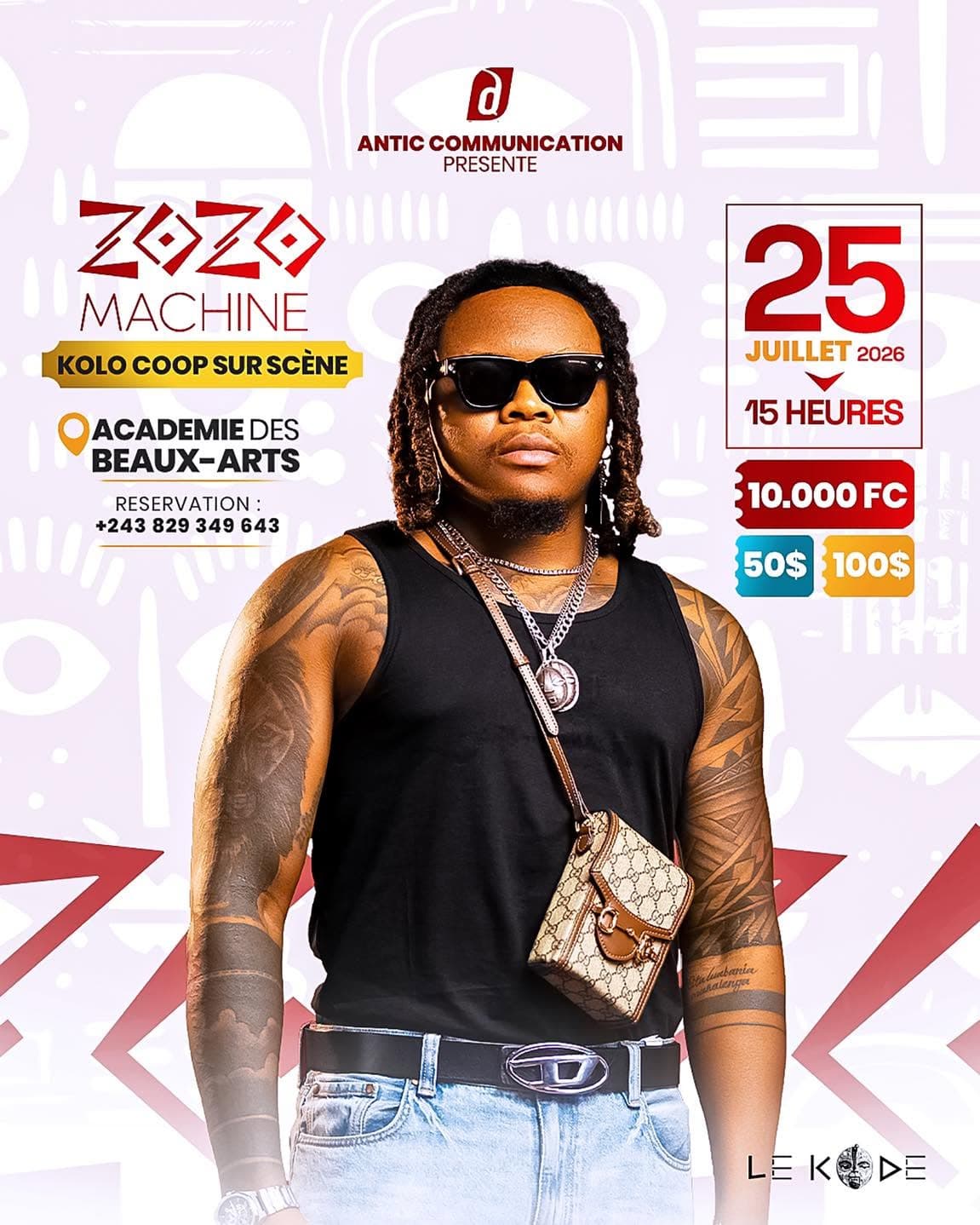 Zozo Machine - concert à Kinshasa