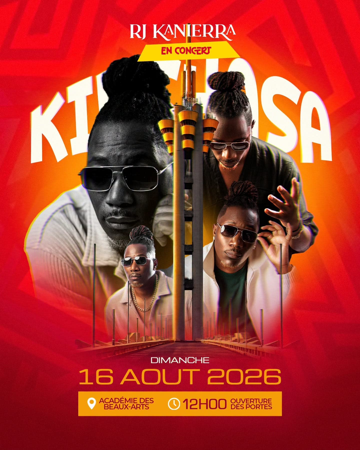 RJ Kanierra en Concert à Kinshasa