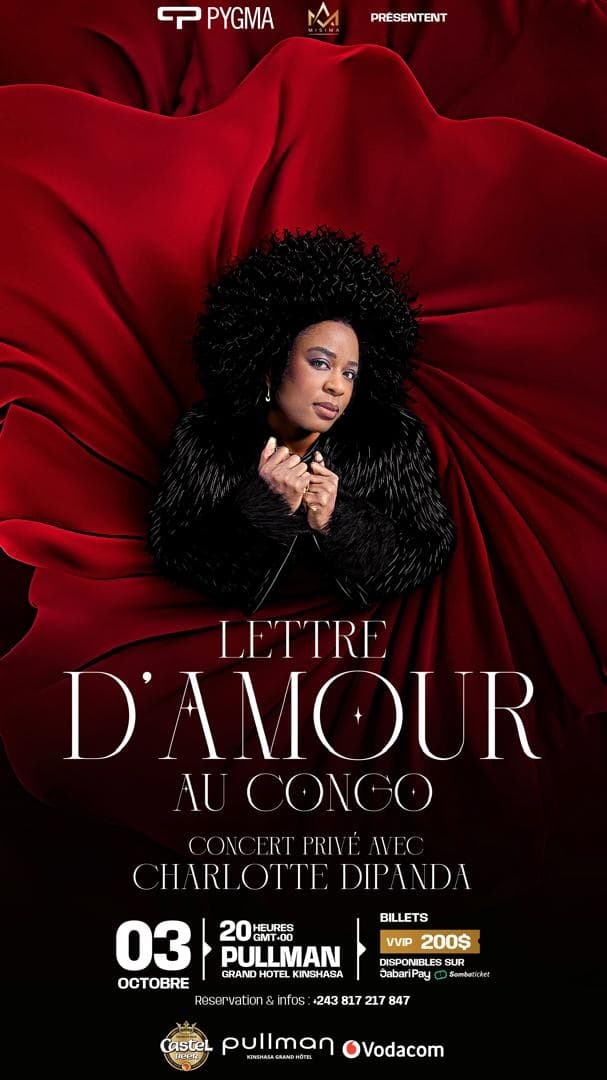 Concert Charlotte Dipanda — Lettre d'Amour au Congo