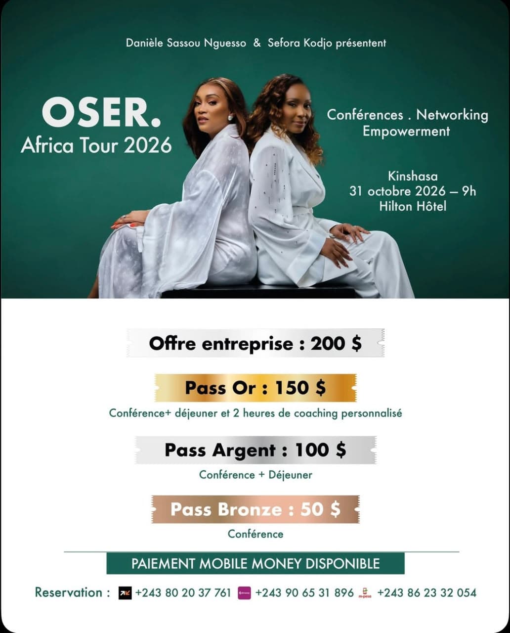 Oser Africa Tour 2026